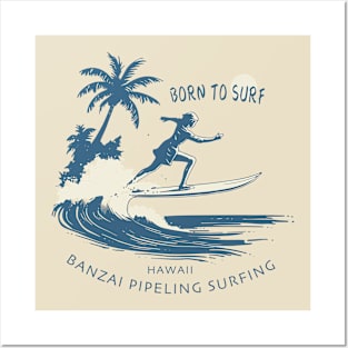 banzai surf 85005 Posters and Art